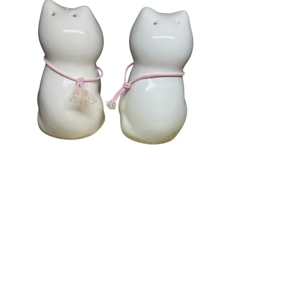 Salt And Pepper Cozy Cats Collection 1989‎ Ceramic 3-1/4